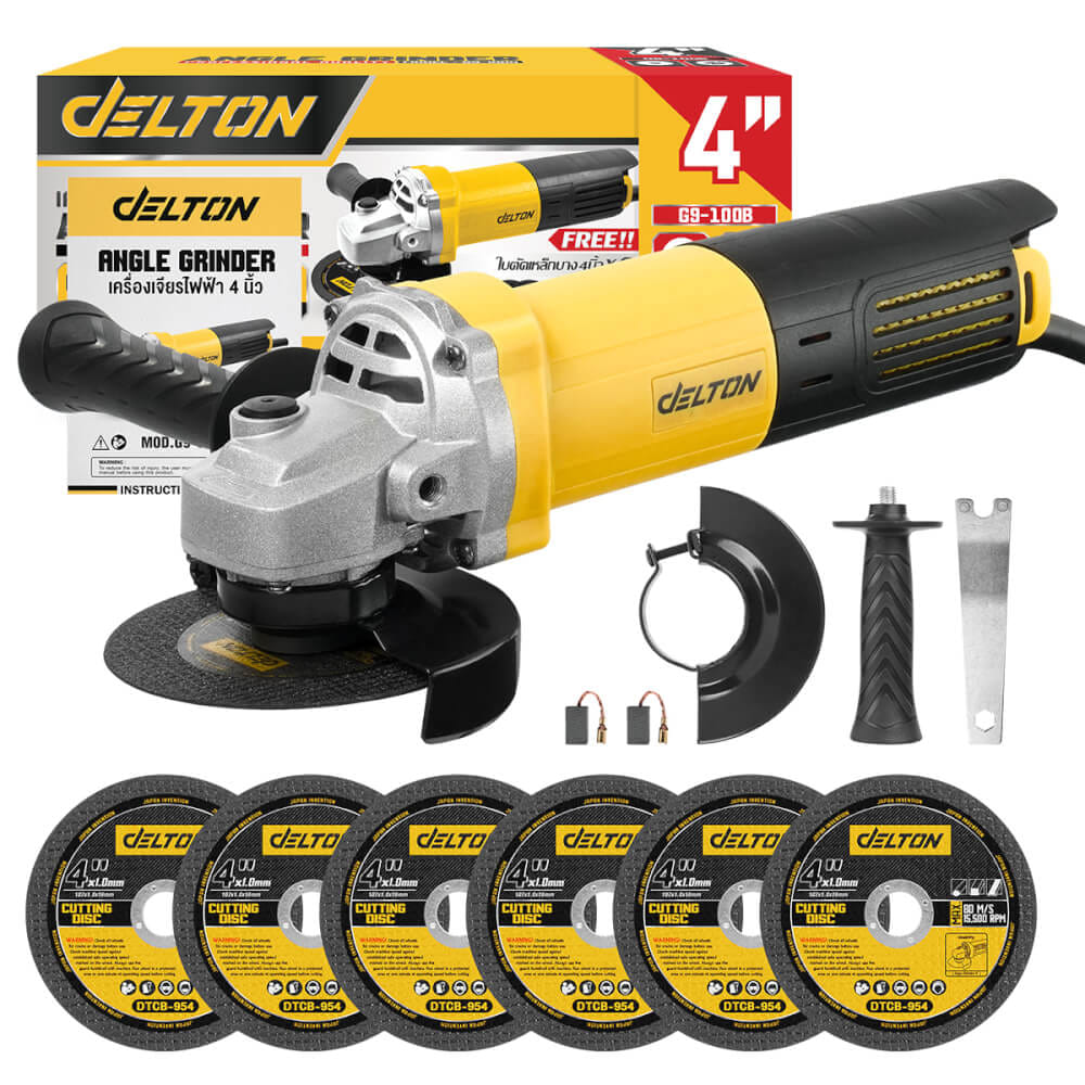 เครื่องเจียร DELTON รุ่น G9-100B 4 นิ้ว 1,250 วัตต์_7